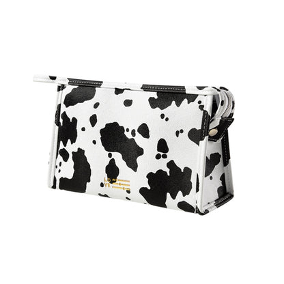 Waterproof PU Cosmetic Bag Milk Pattern Cosmetics Storage Bag, Style: Briefcase - Storage Boxes by PMC Jewellery | Online Shopping South Africa | PMC Jewellery