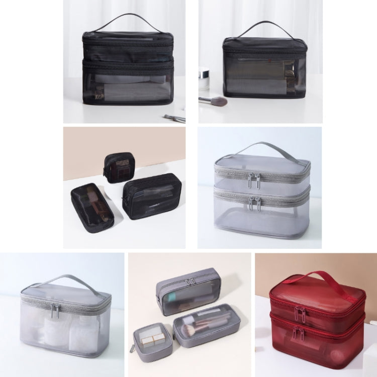 Multifunctional Portable Large Capacity Toiletry Cosmetic Bag, Color: Black 3 PCS/Set - Storage Boxes by PMC Jewellery | Online Shopping South Africa | PMC Jewellery