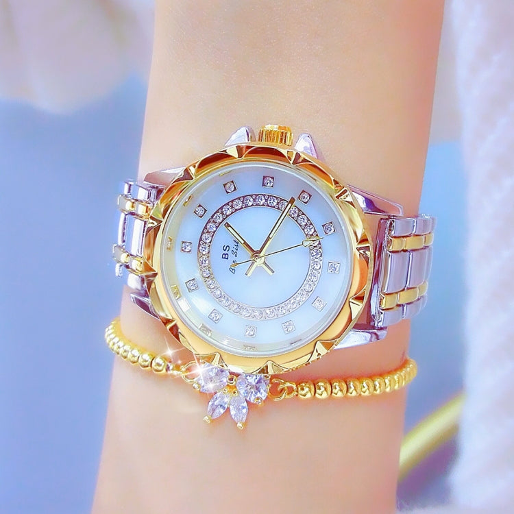 BS Bee Sister  FA1506 Lace Ladies Watch Elegant Watch(Golden) - Alloy Watches by BS Bee Sister | Online Shopping South Africa | PMC Jewellery | Buy Now Pay Later Mobicred