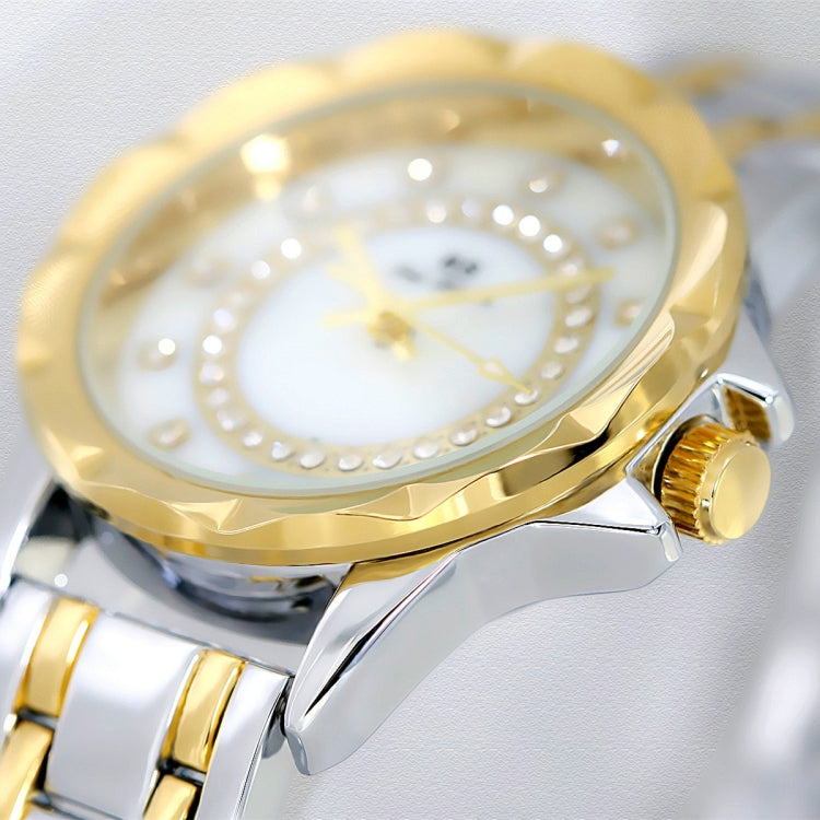 BS Bee Sister  FA1506 Lace Ladies Watch Elegant Watch(Golden) - Alloy Watches by BS Bee Sister | Online Shopping South Africa | PMC Jewellery | Buy Now Pay Later Mobicred