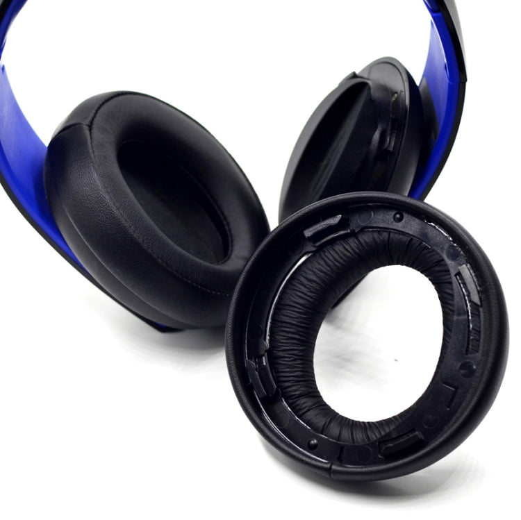 2 PCS Headphone Sponge Cover for SONY PS3 PS4 7.1 Gold,Style: Burlap Grey Earpads - Earmuff & Pad by PMC TechLife | Online Shopping South Africa | PMC TechLife