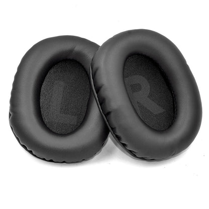 1 Pair Memory Foam Earpads for Logitech Logitech G Pro/G Pro X(Black Protein Leather) - Earmuff & Pad by PMC Jewellery | Online Shopping South Africa | PMC Jewellery