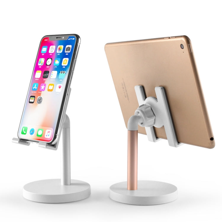 MT-100 Round Bottom Column Multi-Angle Adjustable Mobile Phone Tablet Holder(Black) - Desktop Holder by PMC TechLife | Online Shopping South Africa | PMC TechLife