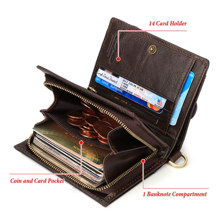 HUMERPAUL BP950 RFID Anti-Magnetic Men Wallet Large Capacity Multi-Card Solt Pocket(Black) - free shipping - PMC TechLife - Order now!