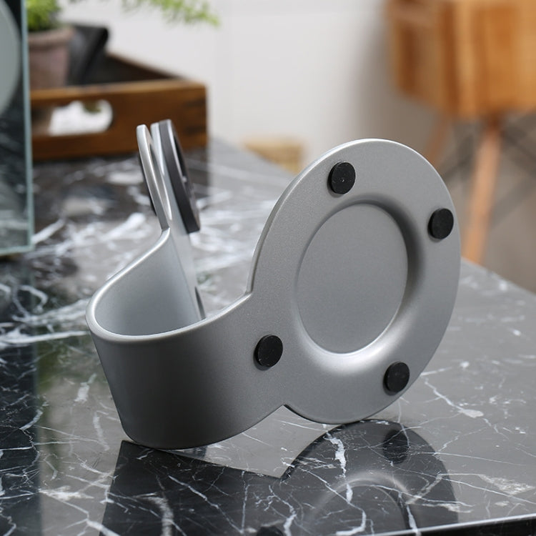 Punch Free Standing Hair Dryer Stand For Dyson 002 Silver - free shipping - PMC TechLife - Order now!