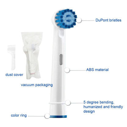 2 PCS For Oral-B Full Range of Electric Toothbrush Replacement Heads(Precision Cleaning) - Replacement Brush Heads by PMC Jewellery | Online Shopping South Africa | PMC Jewellery