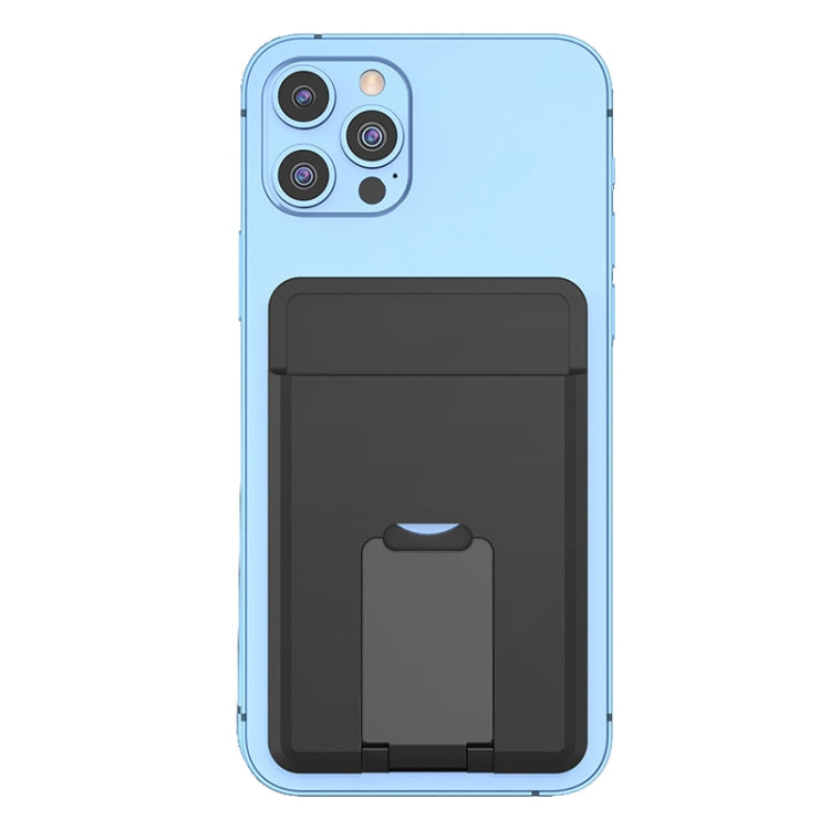 CY133H Silicone Magnetic Phone Holder with Card Holder Function(Black) - Hand-Sticking Bracket by PMC TechLife | Online Shopping South Africa | PMC TechLife