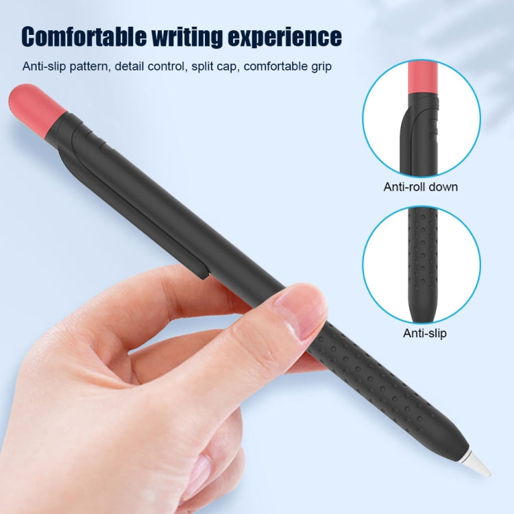 CY152 Magnetic Silicone Storage Colorblock Pen Holder For Apple Pencil 1(Midnight Blue) - Pencil Accessories by PMC TechLife | Online Shopping South Africa | PMC TechLife