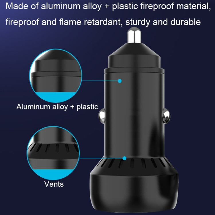 IBD352 Aluminum Alloy Dual Interface Car Charger, Spec: PD30W+PD30W - Car Charger by PMC TechLife | Online Shopping South Africa | PMC TechLife