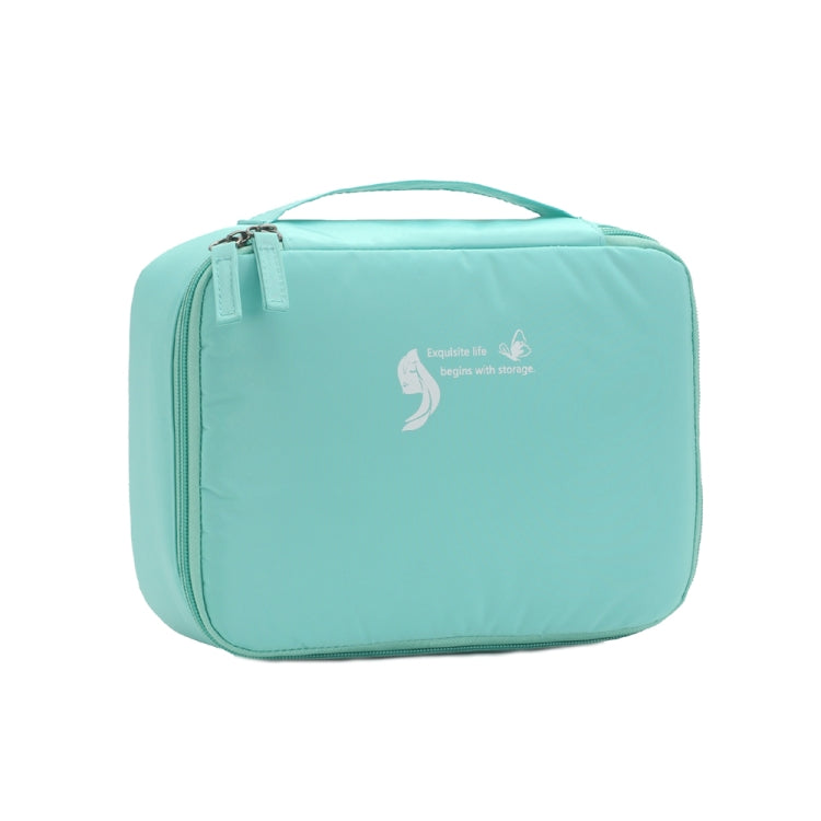 RH914 Travel Portable Waterproof Large-capacity Cosmetic Storage Bag(Mint Green) - Storage Boxes by PMC Jewellery | Online Shopping South Africa | PMC Jewellery