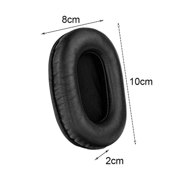 2 PCS Headset Sponge Earmuffs For SONY MDR-7506 / V6 / 900ST, Color: Net Stitching - Earmuff & Pad by PMC TechLife | Online Shopping South Africa | PMC TechLife