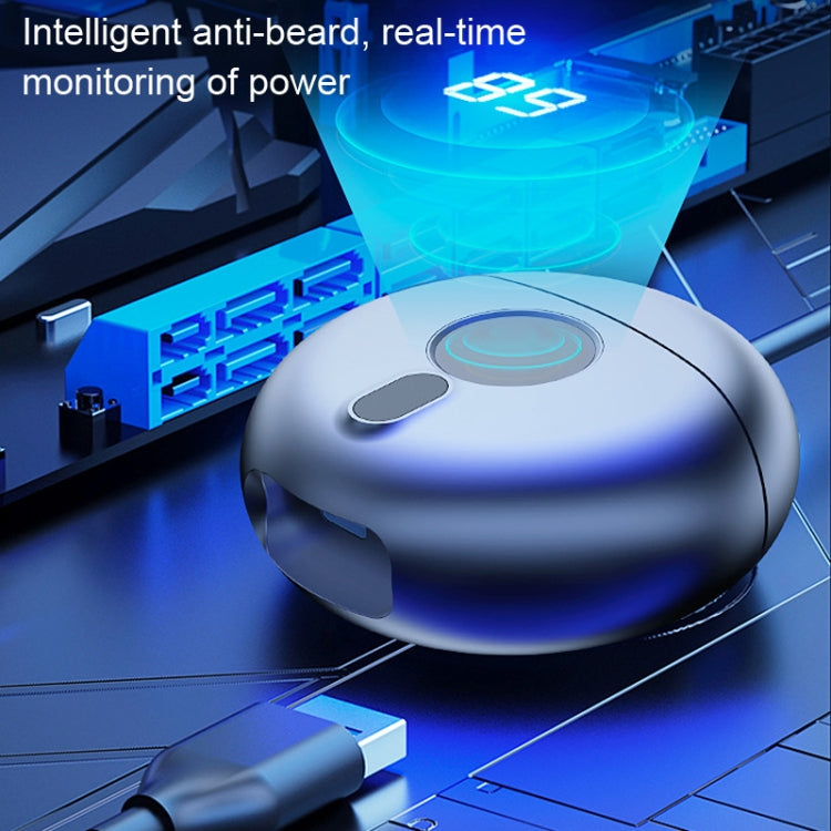 TJ01 Flying Saucer Razor USB Rechargeable Mini Shaver(Dark Gray) - free shipping - PMC TechLife - Order now!