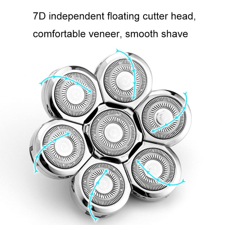 Shaver Replaceable Washable Double Ring Knife Mesh Floating Head 6 Knife Net - Shavers Parts & Accessories by PMC TechLife | Online Shopping South Africa | PMC TechLife | Buy Now Pay Later Mobicred
