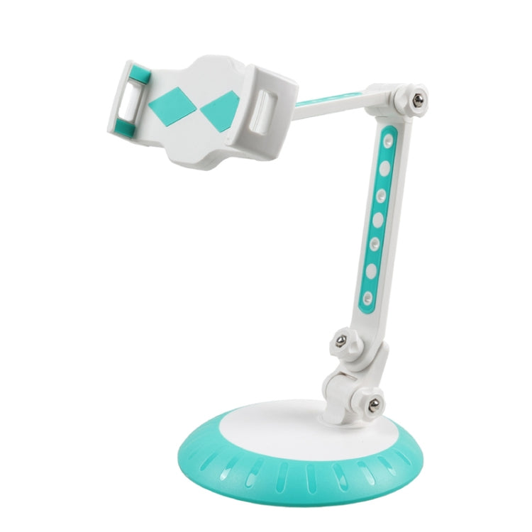 CJ-010 Rotating Desktop Tablet Bracket Foldable Online Learning Support Bracket(Green White) - Desktop Holder by PMC TechLife | Online Shopping South Africa | PMC TechLife