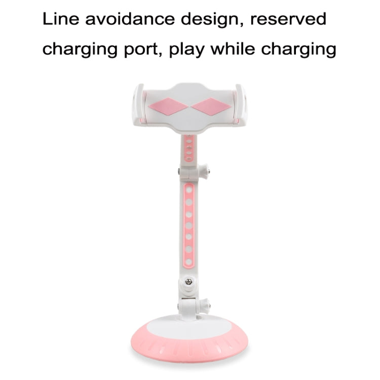CJ-010 Rotating Desktop Tablet Bracket Foldable Online Learning Support Bracket(Green White) - Desktop Holder by PMC TechLife | Online Shopping South Africa | PMC TechLife