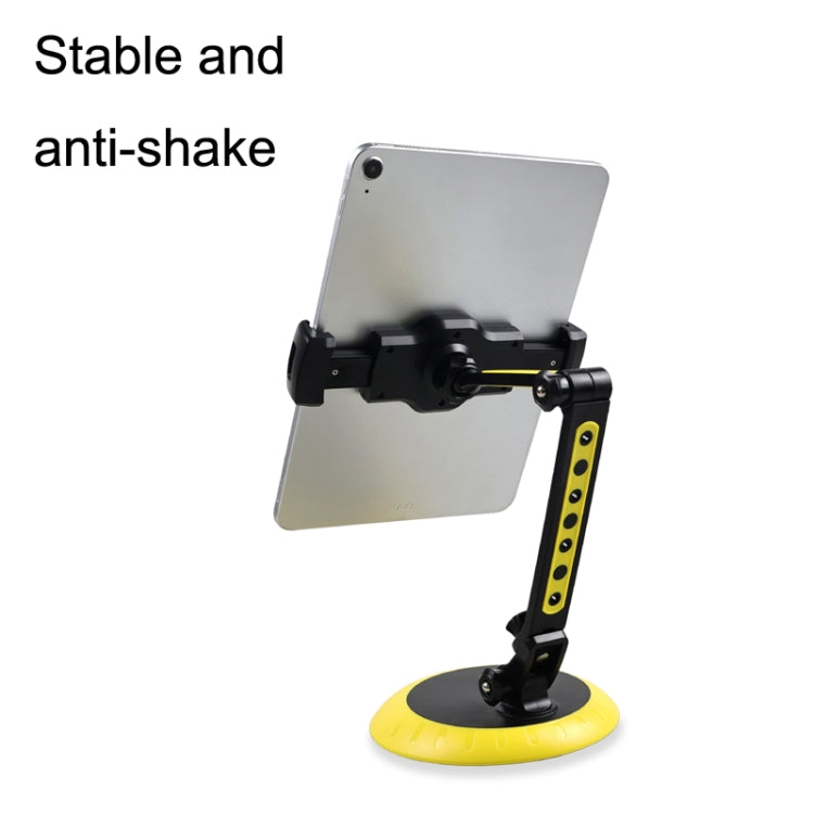 CJ-010 Rotating Desktop Tablet Bracket Foldable Online Learning Support Bracket(Green White) - Desktop Holder by PMC TechLife | Online Shopping South Africa | PMC TechLife