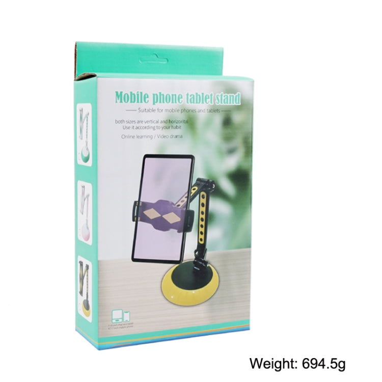 CJ-010 Rotating Desktop Tablet Bracket Foldable Online Learning Support Bracket(Green White) - Desktop Holder by PMC TechLife | Online Shopping South Africa | PMC TechLife