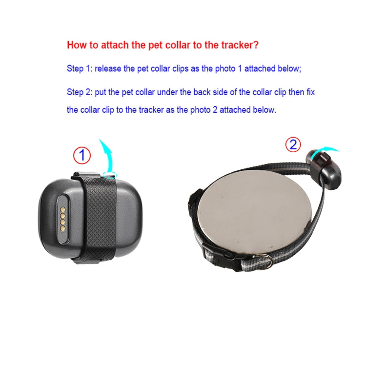 G16 Pets GPS Tracker IP67 Waterproof Smart Collar Anti-lost Tracking for Dog Cat - free shipping - PMC TechLife - Order now!