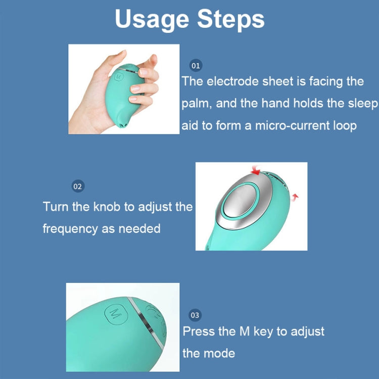 CES Smart Portable Microcurrent Sleep Aid Insomnia Massage Device(Green) - free shipping - PMC TechLife - Order now!