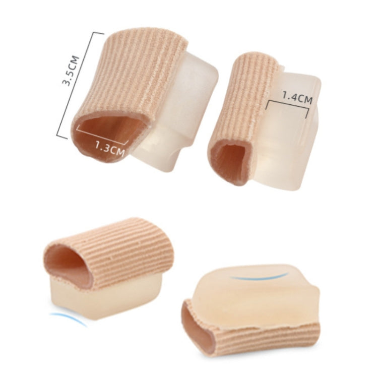 4 Pairs Fiber Viscose Tube Toe Separator Hallux Valgus Corrector, Size: Small - Corrector by PMC Jewellery | Online Shopping South Africa | PMC Jewellery