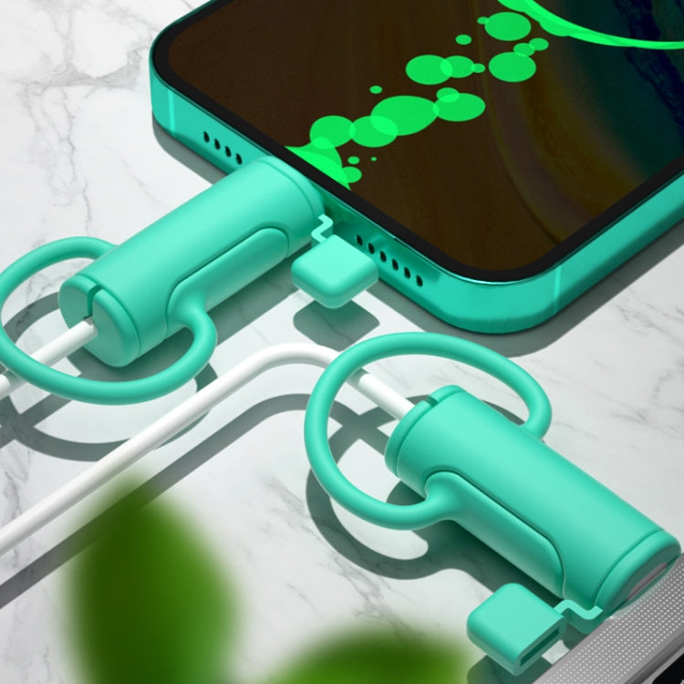 3 PCS Soft Washable Data Cable Silicone Case For Apple, Spec: Type-C (Black) - Cable Organizer by PMC TechLife | Online Shopping South Africa | PMC TechLife | Buy Now Pay Later Mobicred