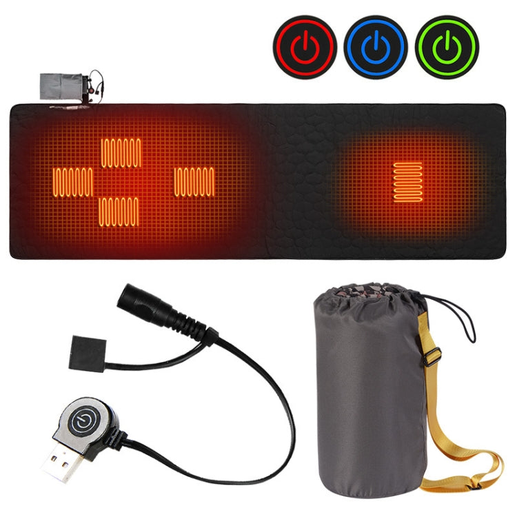 Winter Outdoor Camping Smart Portable Heating Sleeping Pad(Black) - Camping Mats by PMC TechLife | Online Shopping South Africa | PMC TechLife | Buy Now Pay Later Mobicred