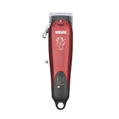 WMARK NG-103B Electric Hair Clipper Wireless LCD Display Hair Clipper(Red) - Hair Trimmer by WMARK | Online Shopping South Africa | PMC Jewellery