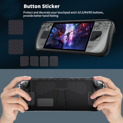 JYS For Steam Deck Handheld TPU Case + Touchpad Button Sticker - Accessories by PMC Jewellery | Online Shopping South Africa | PMC Jewellery