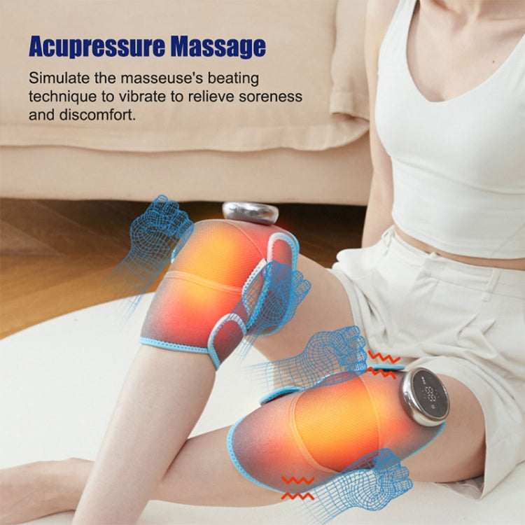 Electric Heating Therapy Knee Warm Knee Pad Brace Massage,Spec: Double With Vibration - Massage & Relaxation by PMC Jewellery | Online Shopping South Africa | PMC Jewellery