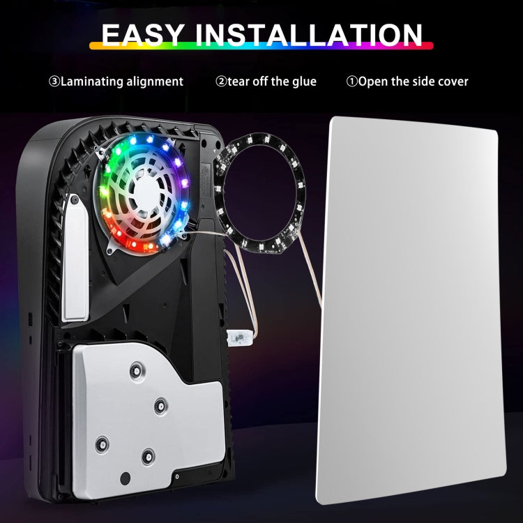 For PS5 RGB Lights Strips 8 Colors Multiple Decoration Led Lights with Remote Controller - Others by PMC Jewellery | Online Shopping South Africa | PMC Jewellery