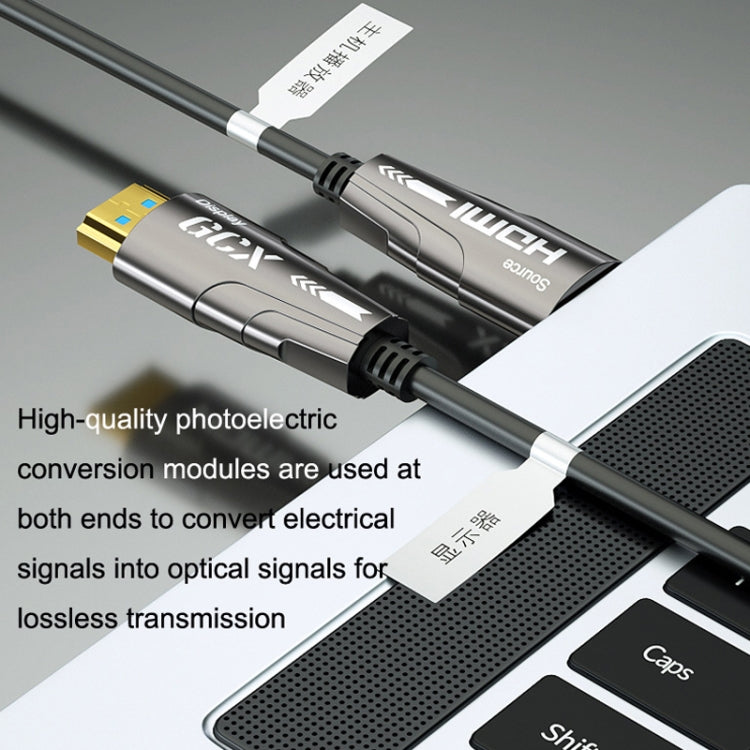 HDMI 2.0 Male To HDMI 2.0 Male 4K HD Active Optical Cable, Cable Length: 8m - Audio Optical Cables by PMC TechLife | Online Shopping South Africa | PMC TechLife