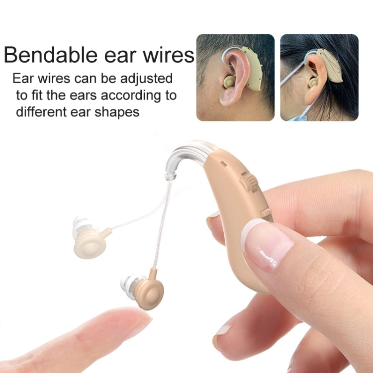 GM-301 Hearing Aid Rechargeable Sound Amplifier,Spec: With Charging Pod Blue+White - Hearing Aids by PMC TechLife | Online Shopping South Africa | PMC TechLife | Buy Now Pay Later Mobicred