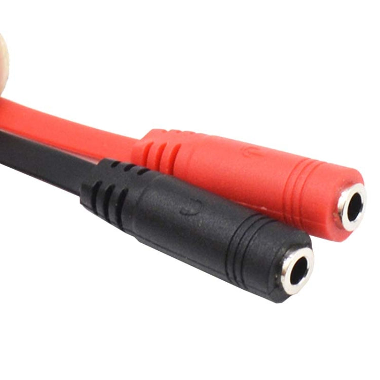 Y-1001 10pcs 20cm 3.5mm Car Audio Computer Headset Microphone 2 In 1 Adapter Cable(Nickel Plated) - Video & Audio Cable by PMC TechLife | Online Shopping South Africa | PMC TechLife