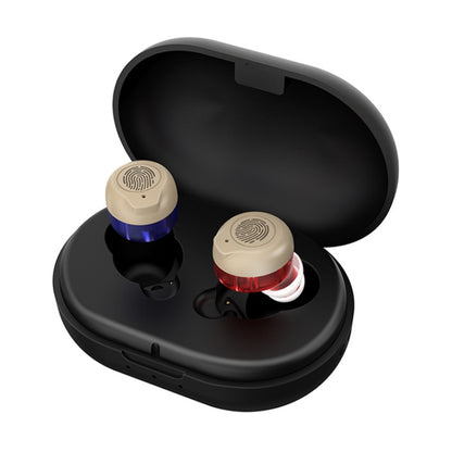 GM-902 Wireless Magnetic Charging Bluetooth Hearing Aids Elderly Sound Amplifier(Red Blue+Black) - Hearing Aids by PMC Jewellery | Online Shopping South Africa | PMC Jewellery