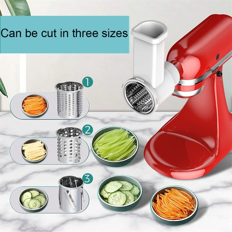 For KitchenAid 4.5QT/5QT Vertical Mixer Kitchen Vegetable Slicer and Grater(KA-006) - Kitchen Machine Accessories by PMC Jewellery | Online Shopping South Africa | PMC Jewellery