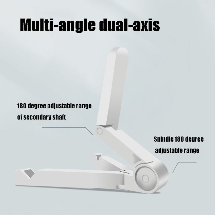 54356 Multifunctional Desktop Universal Foldable Triangular Phone Holder(Black) - Desktop Holder by PMC TechLife | Online Shopping South Africa | PMC TechLife