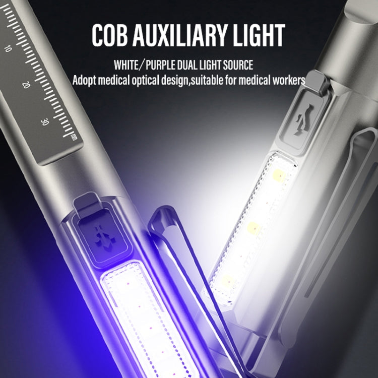 DT005 LED White + Yellow Pen Light Rechargeable Flashlight Doctor Nurse Pen Lighting - LED Flashlight by PMC TechLife | Online Shopping South Africa | PMC TechLife