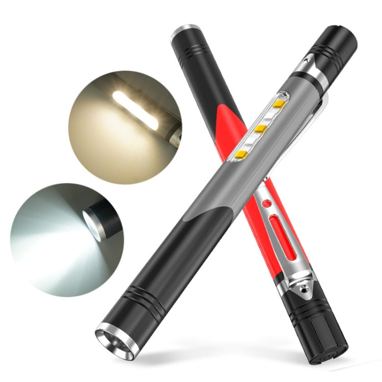 B35 XPG+LED Mini Pen Light Three Light Sources Convenient Flashlights(Grey) - LED Flashlight by PMC TechLife | Online Shopping South Africa | PMC TechLife