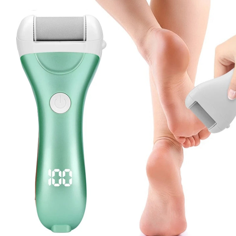 Electric Foot Grinder Digital Display USB Pedicure Peeling(Green) - free shipping - PMC TechLife - Order now!
