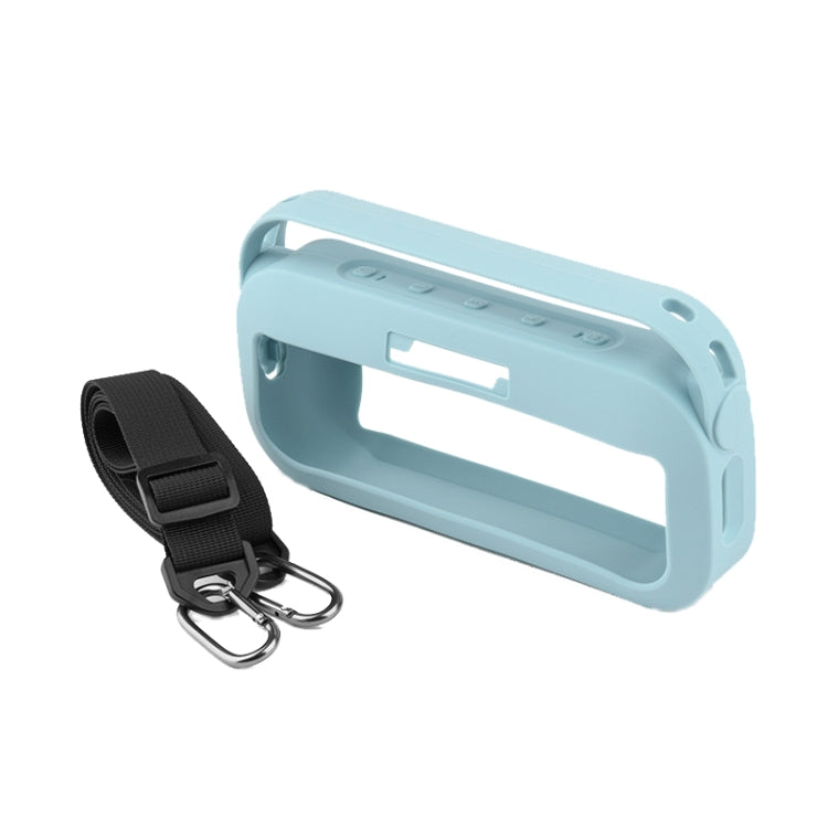 For Bose SoundLink Flex Bluetooth Speaker Silicone Protective Case Cover With Shoulder Strap(Blue) - Protective Case by PMC TechLife | Online Shopping South Africa | PMC TechLife