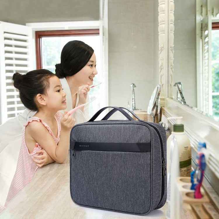 BANGE BG-7529 Convenient Travel Foldable Cosmetic Storage Bag Toiletry Bag With Hook(Black) - Storage Boxes by BANGE | Online Shopping South Africa | PMC Jewellery