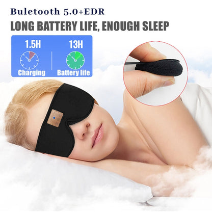 Bluetooth Eye Mask 3D Sleep Blackout Eye Shield Can Listen To Music & Answer Phone(Black) - Eye Masks by PMC Jewellery | Online Shopping South Africa | PMC Jewellery