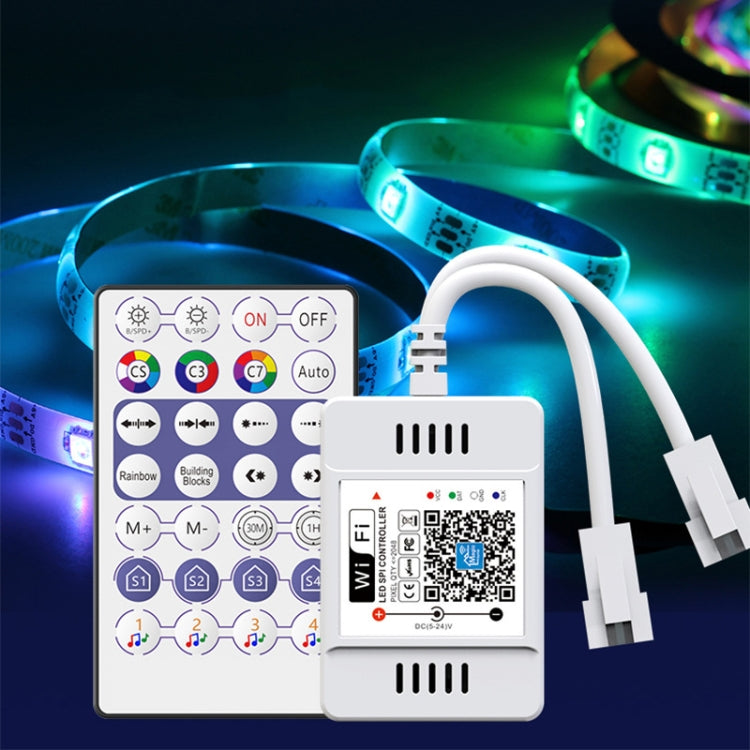 WIFI Wireless Symphony Light Bar Music Smart APP 2.4G Controller, Specification: Double Head - RGB Controller by PMC TechLife | Online Shopping South Africa | PMC TechLife