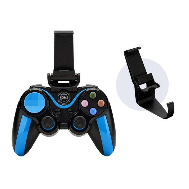 VR SHINECON S9 For Android/iOS Phones Wireless Bluetooth Direct Play Game Handle With Holder(Blue Black) - Gamepads by VR SHINECON | Online Shopping South Africa | PMC Jewellery | Buy Now Pay Later Mobicred