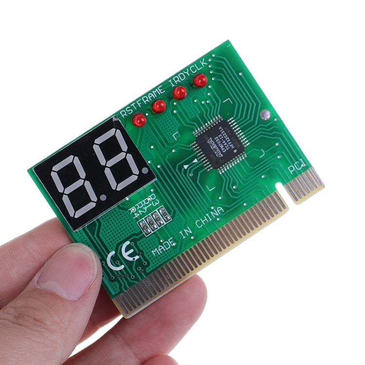 2-bit Computer Motherboard PCI Fault Diagnosis Card(English Manual) - Add-on Cards by PMC TechLife | Online Shopping South Africa | PMC TechLife