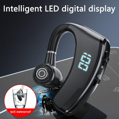 V19S Wireless Bluetooth Headset Digital Display With Charging Bin Mobile Power Function(Blue) - Bluetooth Earphone by PMC Jewellery | Online Shopping South Africa | PMC Jewellery