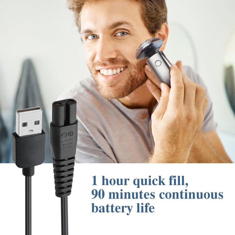 For Xiaomi Mijia MJTXD01SKS Electric Shaver USB Charging Cable Power ,Spce:  2pcs Cable+CN Plug - free shipping - PMC TechLife - Order now!