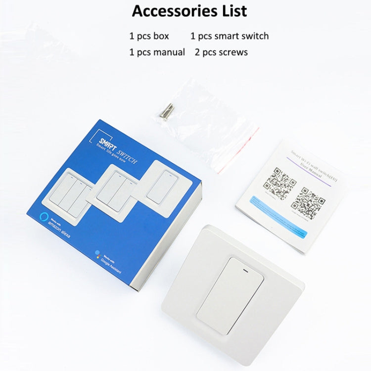 Tuya ZigBee Smart Single-fire Zero-fire Sharing Switch Phone Control Voice Panel EU Plug, Spec: 3 Buttons - Smart Switch by PMC TechLife | Online Shopping South Africa | PMC TechLife