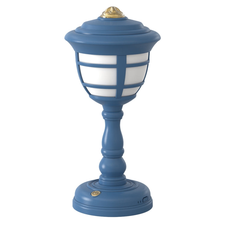 GIVELONG Retro Table Lamp USB Charging Small Night Light, Style: 322-3 Blue - Bedside Light by GIVELONG | Online Shopping South Africa | PMC TechLife | Buy Now Pay Later Mobicred