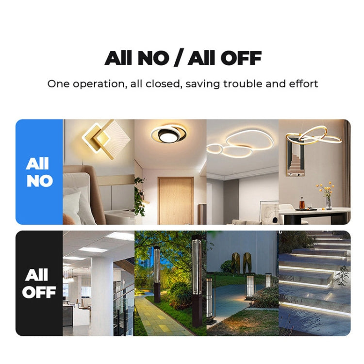 Tuya ZigBee Zero Firewire Touch Wall Remote Control Switch Light Control Voice Switch EU Plug, Style: 3 Gang (White) - Smart Switch by PMC TechLife | Online Shopping South Africa | PMC TechLife